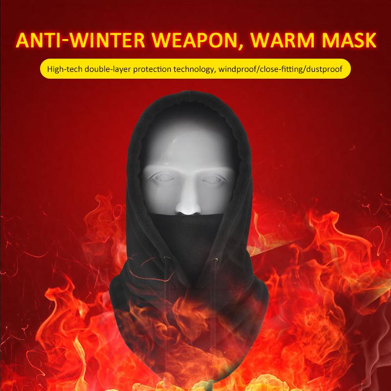 

Winter Fleece Riding Cap Warm Mask Windproof Mountaineering Cap Windproof Outdoor Sports Collar Cold-proof Thickened Mask, 02
