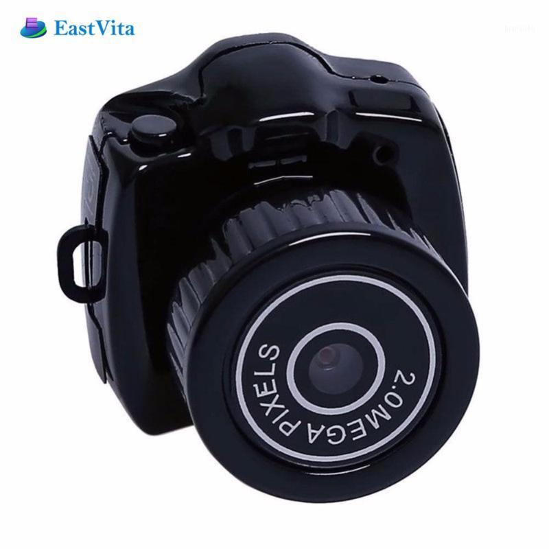 

EastVita Mini Camera Y2000 Micro DVR Camcorder Portable Webcam Video Voice Recorder Camera 480P Micro Cam With Key Chain r301, Black