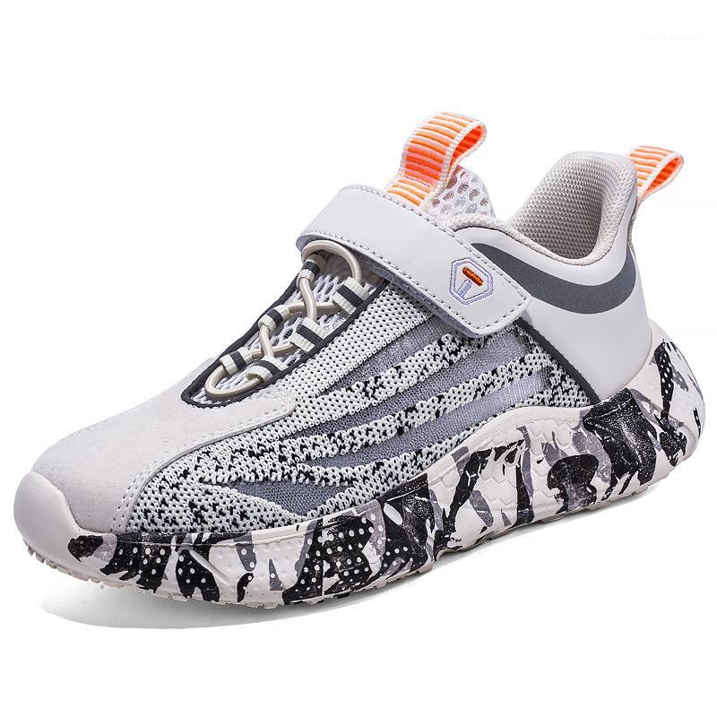 

Boys sports shoes 2020 summer new breathable single mesh Korean version of the trend coconut shoes girls casual sports1, Black