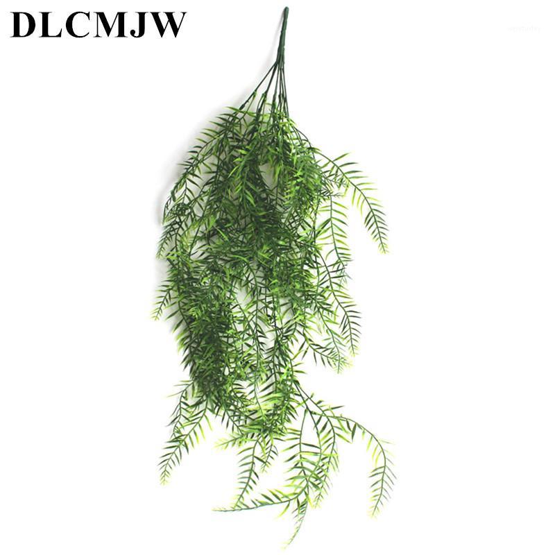 

90cm Artificial Plants Fake Leaf plant Long Flower Vine Wall Hanging Rattan Grass For Home garden Wedding decor plant fake grass1
