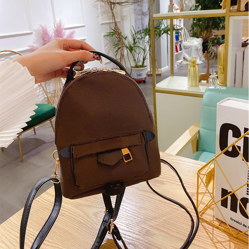 HH Sac à main Designers Mini Sac à dos Style Palm Springs Portefeuille Porte-monnaie Bandoulière Sac à bandoulière Sacs à main Zipper Imprimé Dou