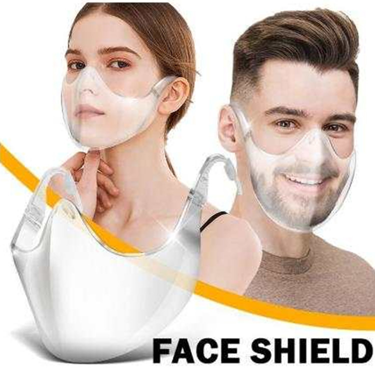 

Clear Face Shield Transparent Protective Mask Visor Protection Durable Reusable
