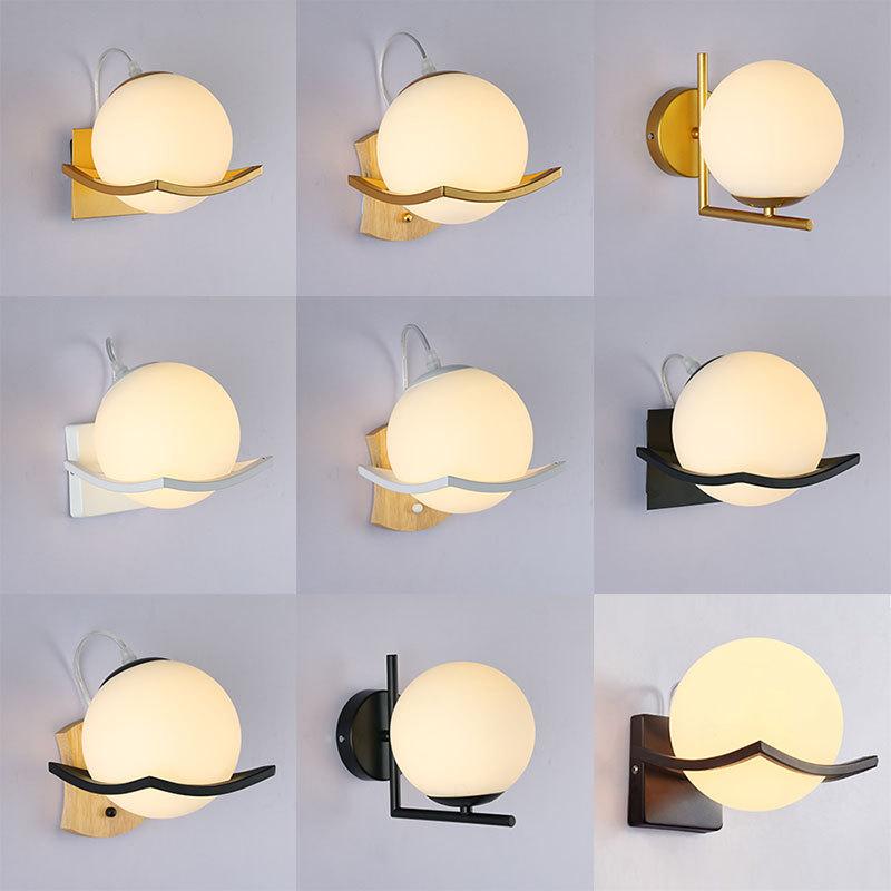 

nordice vintage nordic decoration home led rope aisle bedroom bedside corridor espelho luminaria de parede wall lamp