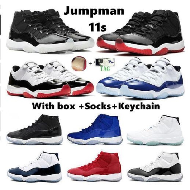 

New Men Shoes Jumpman 11 Low Blue White Bred Mens Basketball Shoes 11s RIP Mamba Lakers shoes basketball men Sneakers Trainer Zapatos, # 10