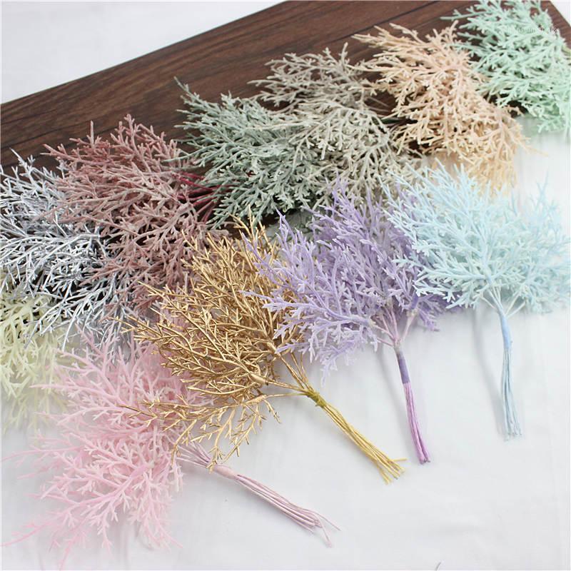 

10pcs morison small thing simulation leaves hand diy hair decoration hat leaf accessories flower material hoarfrost green leaves1, Light purple