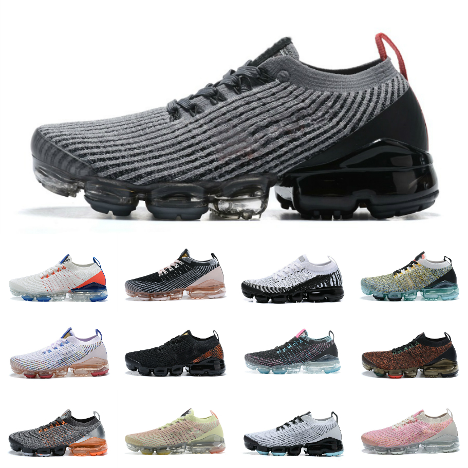 

2021 Vapores 3.0 USA Mens Be True Oreo Running Shoes Fly 2.0 Knit iron Blue Red Chaussures Black Purple Dark Grey White EVO Womens Designer Sneakers Trainers, Bubble package bag