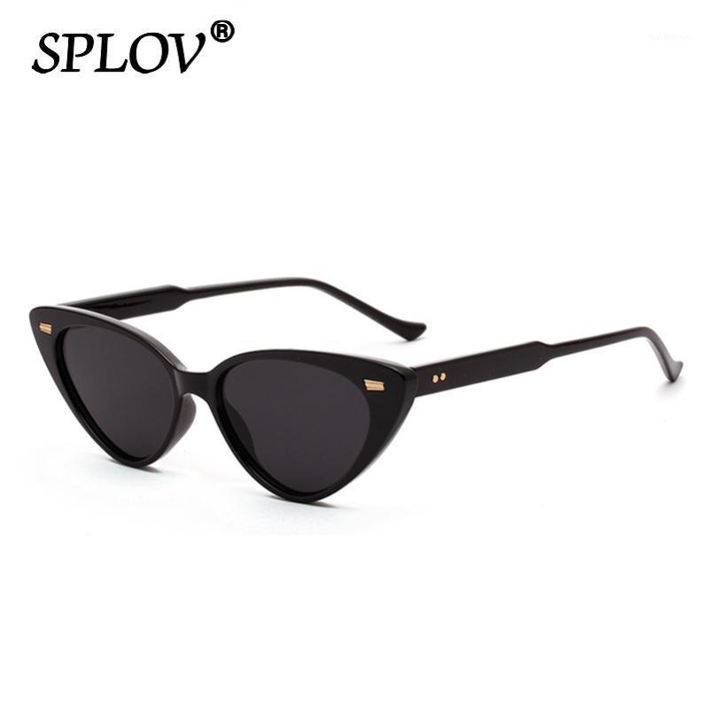 

Women Cat Eye Sun Glasses Retro Rivet Cateye Sunglasses Ladies Vintage Eyewear Leopard Black Red Female1