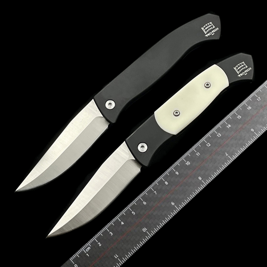 

ProTech MP5 Aluminum Alloy AUTO Folding Knife Outdoor Camping Hunting Pocket Tactical Self Defense EDC Tool 535 940 9400 3551 4170 BR-1 3407 Knife