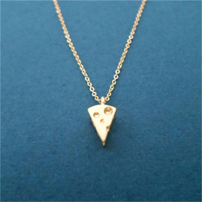 

Popular In Europe And America, Eight-Petal Patchwork Cheese Pendant Necklace