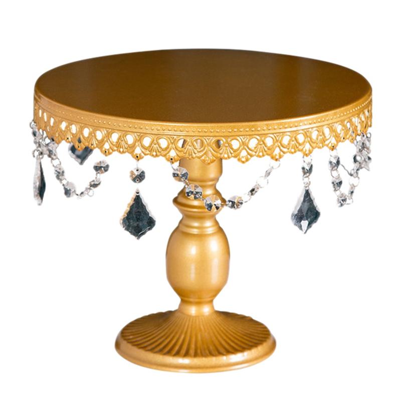 

Metal Cake Stands with Pendants& Beads,Dessert Cupcake Pastry Display