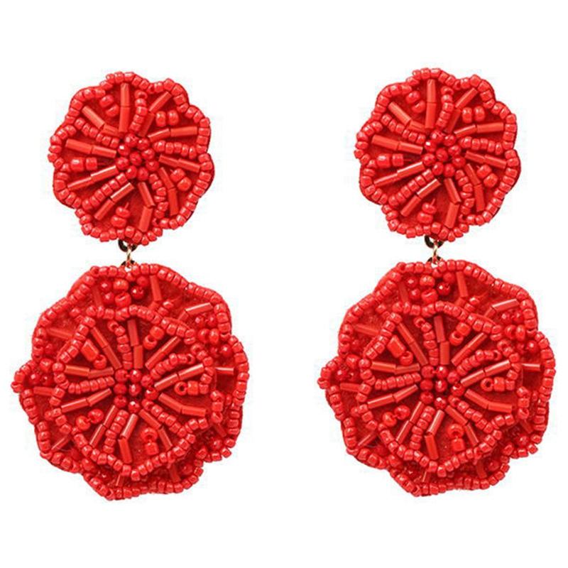 

Women's Multilayer Beaded Drop Earrings Featured Beaded Drop Earrings