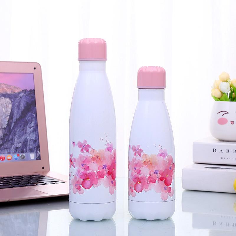 

Cherry Blossoms Stainless Steel Vacuum Insulated Water Bottle Flask Thermal Sports Double Wall Direct Drinking Eco-Friendly