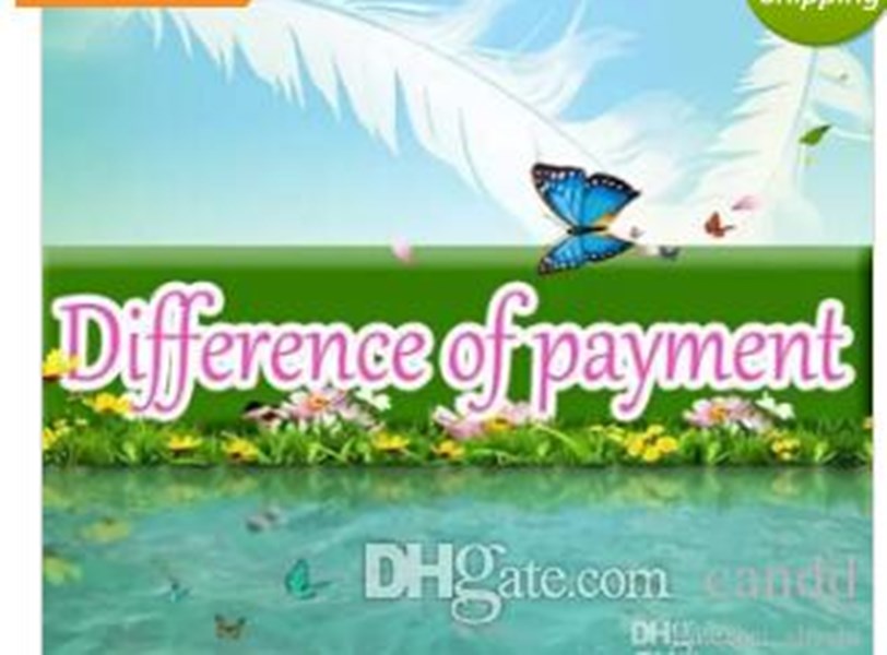 

difference of payment, Black;white