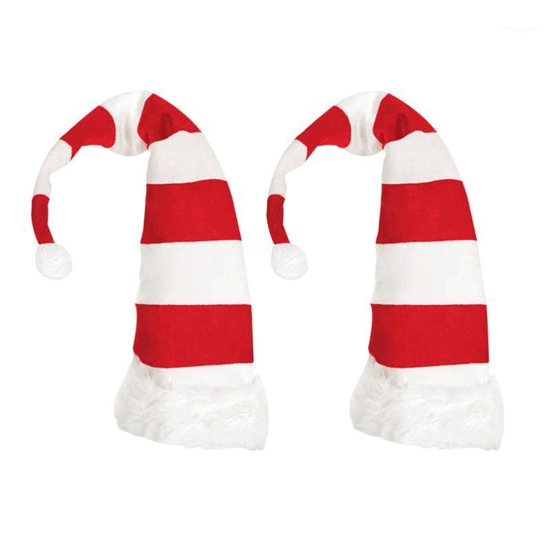 

2pcs Cute Christmas Hat Velvet Christmas Hat Delicate Decorative for Women Lady1