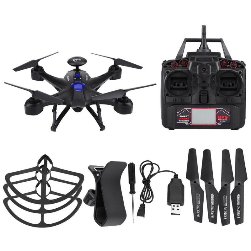 

X191 GPS Remote Control Drone 2MP Wifi FPV HD Camera 2.4GHz Barometer RC Quadcopter Drone 2MP Camera Return by One Key
