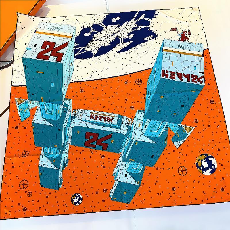 

2021 New 90cm Handmade Curled Twill Silk Square Scarf Hijab Scarf Women Bandana Design Foulard Head Scarves Shawl1