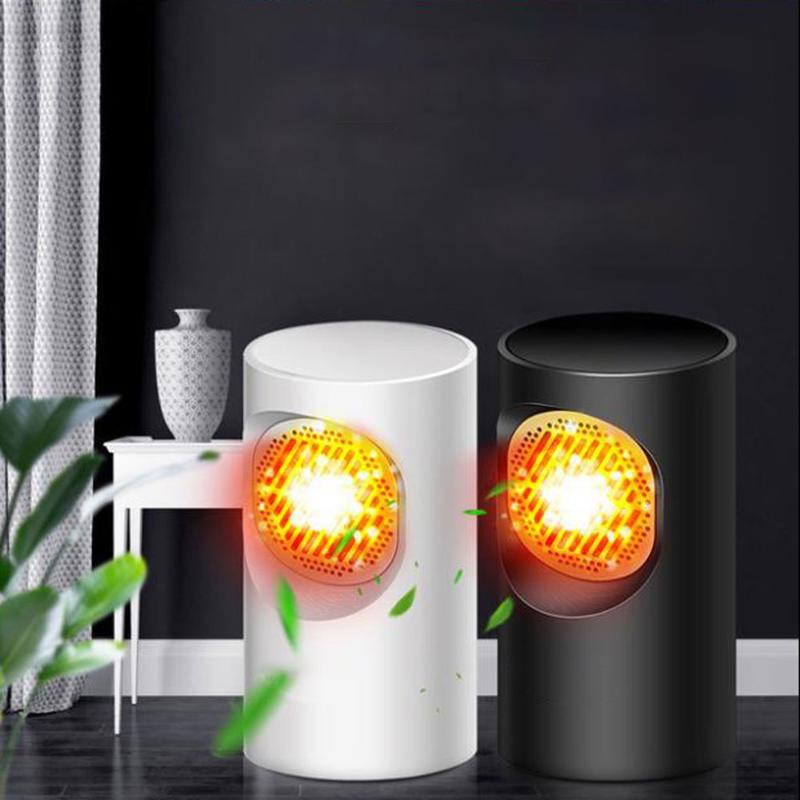 

Portable Mini Hot & Cold Wind Electric Fan Heater Touch Switch Small Radiator Warmer Stove for Winter Office Household Travel