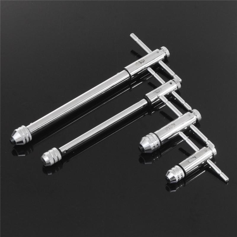 

Handle Ratchet Tap M3-M8 M5-M12 Lengthen Reversible T Taps Wrenches Wire Tapping Wrench Adjustable Holder Tools