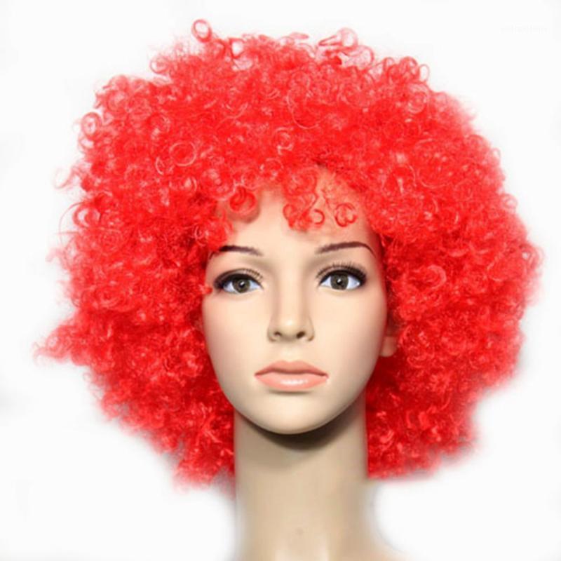 

Color explosion head wig cosplay clown wig annual party tiara fan Cosplay Magic1