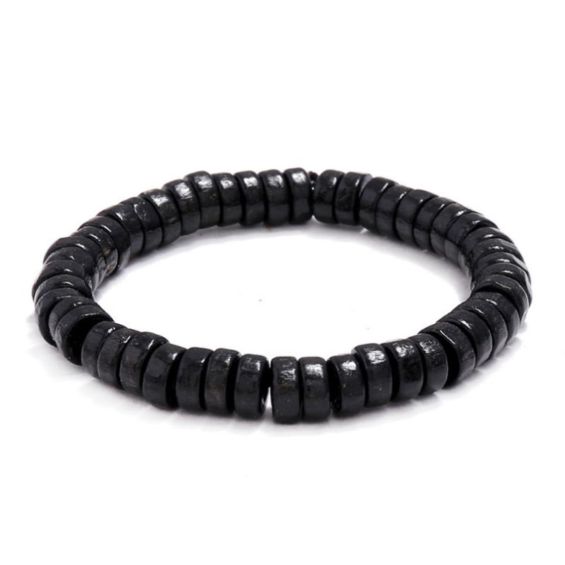

Fashion Handmade Tibetan Buddhist Wood Beads Bracelet Wrap Vintage Retro Ethnic Beaded Wristband Prayer Yoga Bangle Jewelry Gift