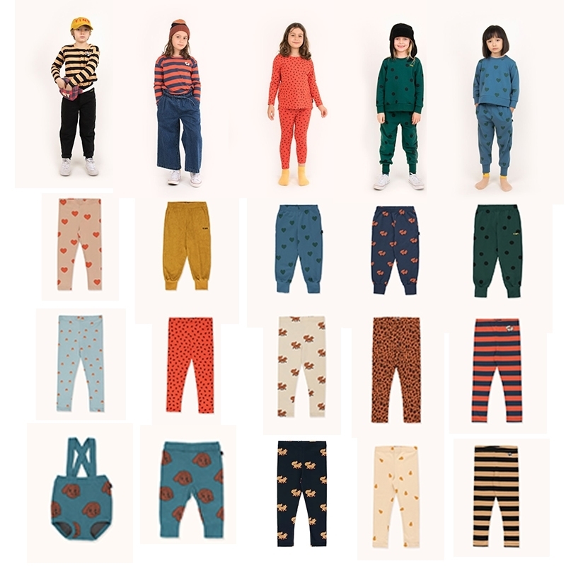 

TC 2020 fashion cartoon print kids trousers LJ201019, As pic.