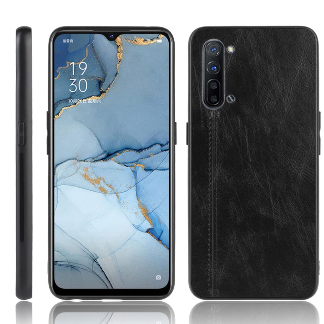 

For OPPO K7 5G Shockproof Sewing Cow Pattern Skin PC PU TPU Case