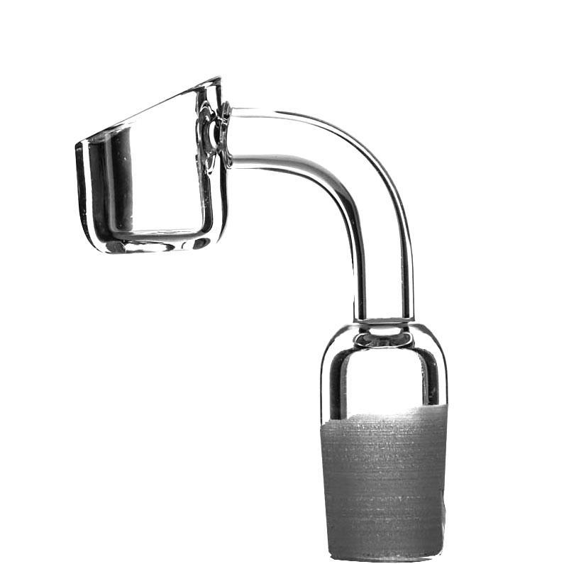 

Hookah 4mm thick quartz banger adapter for glass bong oil rigs wholesale domeless nail 10mm 14mm 18mm male and female