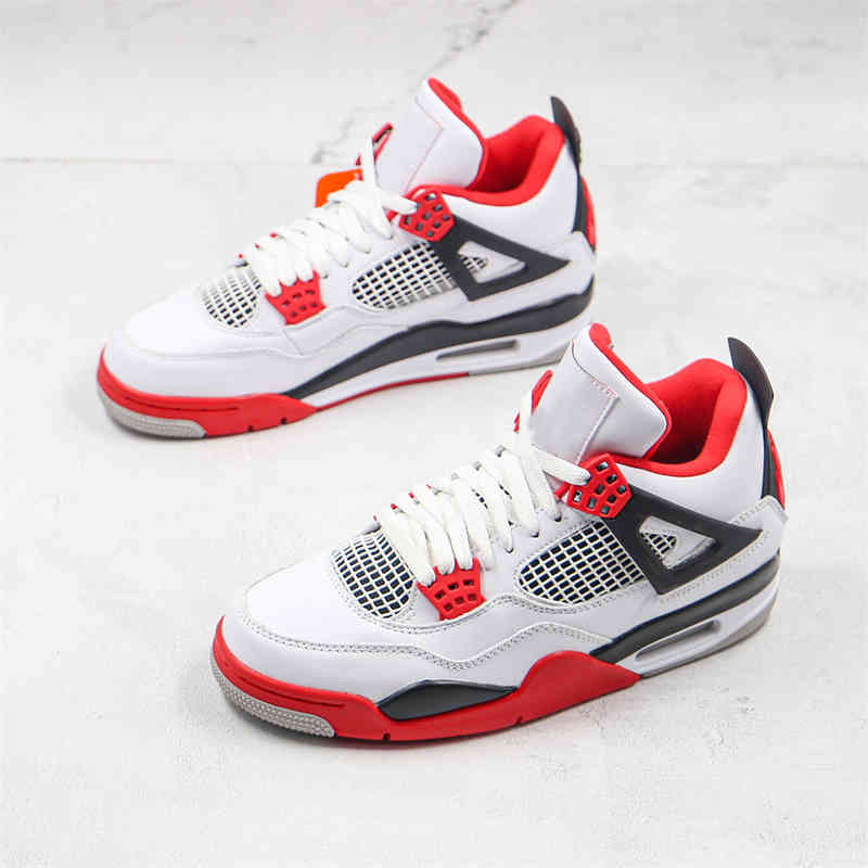 

High 4 Mens Basketball Shoes University Blue Lightning 4s IV Black Cat Fire Red Starfish White Oreo Diy Wild Things Retro Sports Sneakers{category}, Gift