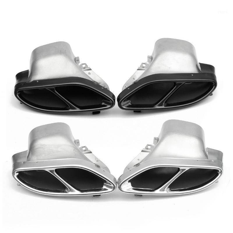

2pcs Car Rear Exhaust Muffler Pipe For For W205 C-class C180 C200 C250 C300 C450 2015 2016 2017 2018 2019 20201