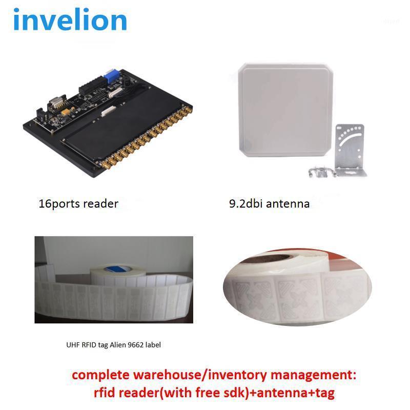 

Asset tracking system 2/4/8/16 antenna ports long range rfid reader tcp ip impinj r2000 chip sdk for warehouse inventory1