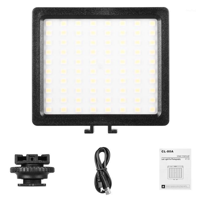 

Flash Heads LED Video Light Panel On-Camera 5600K Lamp Adjustable Brightness With Cold Shoe Mount For Pography Live Streaming1