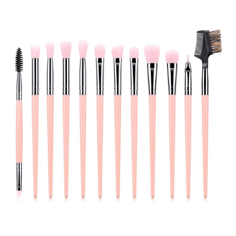 

12 Pcs Makeup Brushes Set Tools For Eyes Foundation Powder Eyebrow Eyeshadow Brush Make Up Brush For Cosmetics Beauty Tools Kit
