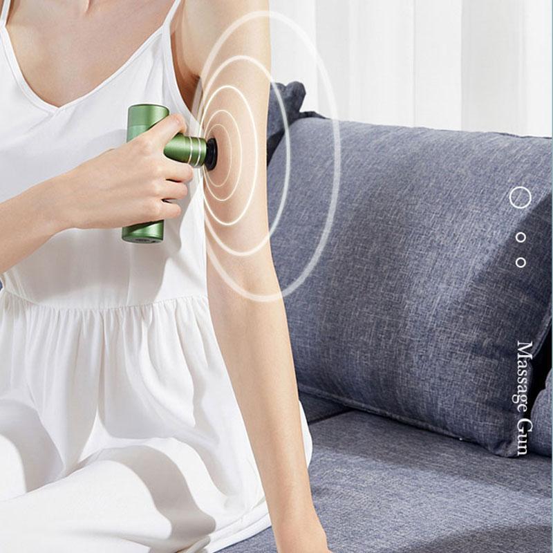 

The new hand-held mini electric massage gun is suitable for body massage to relax and relieve pain which is convenient to carry1
