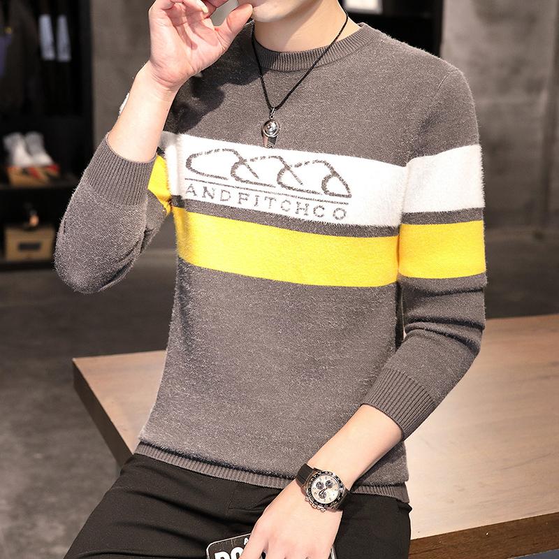 

New Winter Fashion Men's Christmas Sweaters Thick Wram Pullover Men Casual Turtleneck Male Sweater Men Clothes, Black