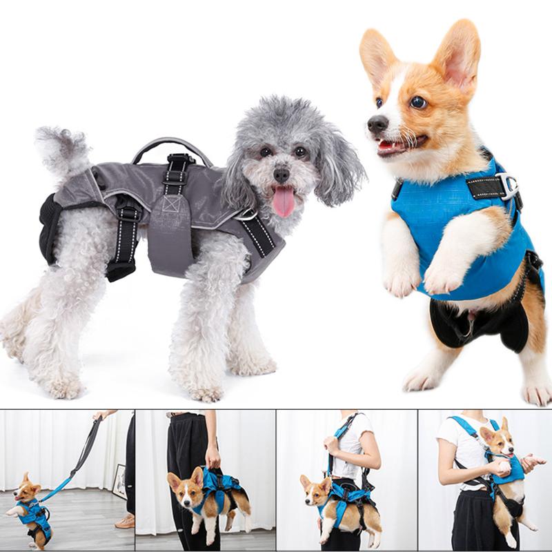 

Dog Walking Harness Carrier Dog Harness Reflective Vest with Adjustable Soft Padded Vest Lift