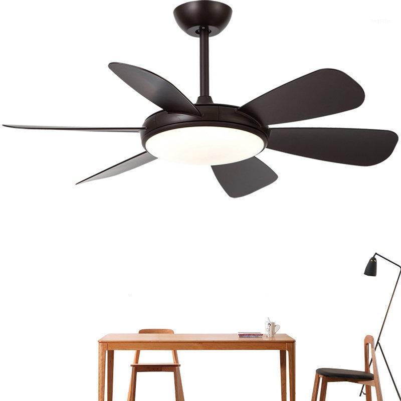 

Variable frequency ceiling fan light dining room living room bedroom northern Europe fan ceiling lamp American style1