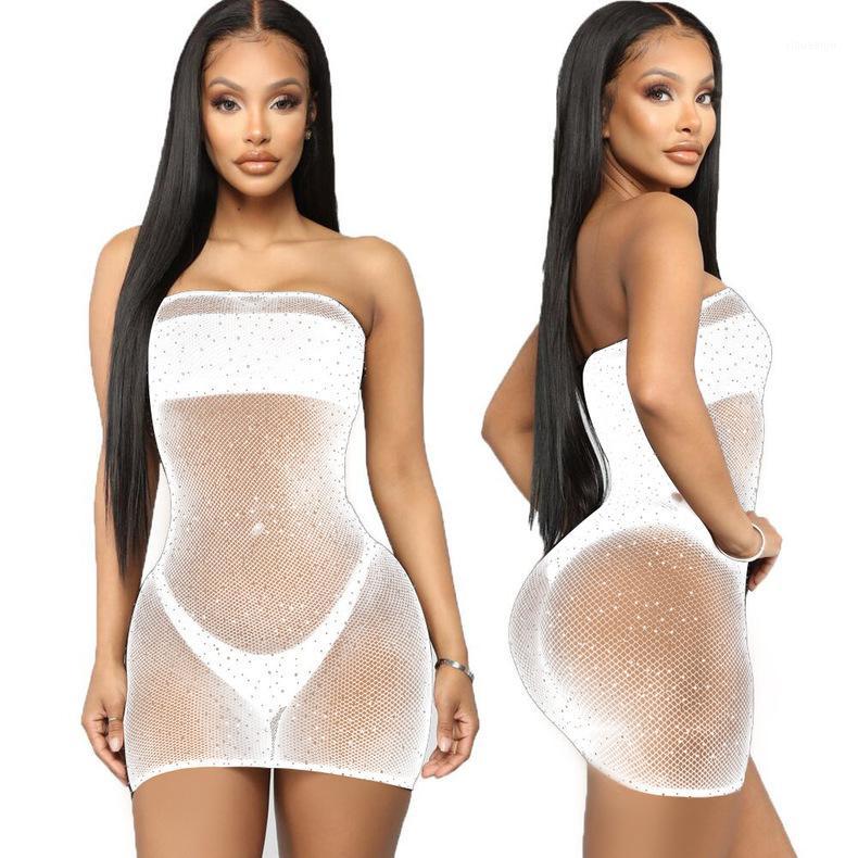 

Women's Sleepwear Sexy Woman Lingerie Nightpwear Costumes Nightgowns Hollow Out Erotic Lingerie1, Diamond white