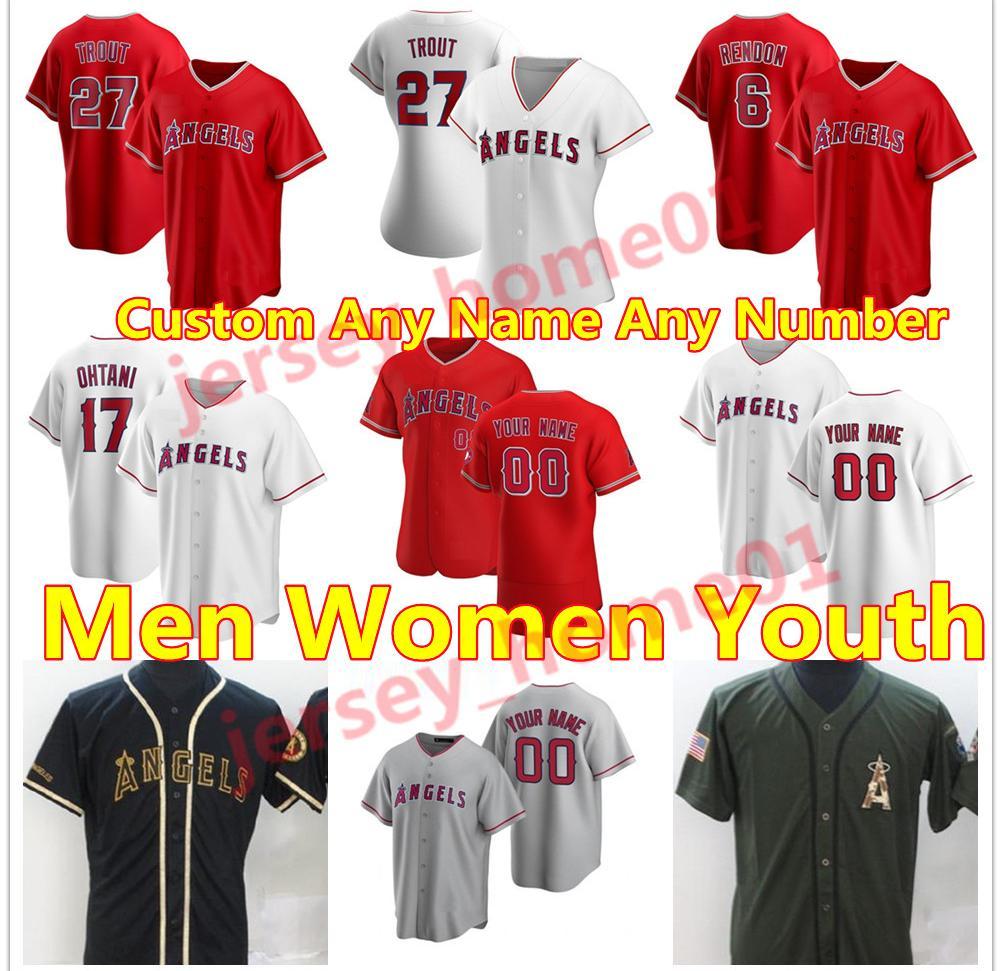 

Los Men Women youth Angeles 27 Angelsof Mike Trout Jersey 17 Shohei Ohtani Anthony Rendon Dylan Bundy Baseball Jared Walsh Max Stassi Zack Cozart jerseys, As shown in illustration
