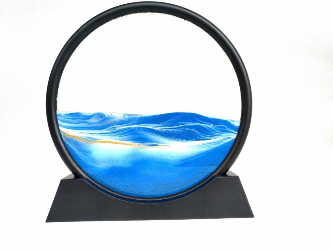 

Quicksand painting glass craft gift creative home decoration 3D moving scene art quicksand painting birthday gift1