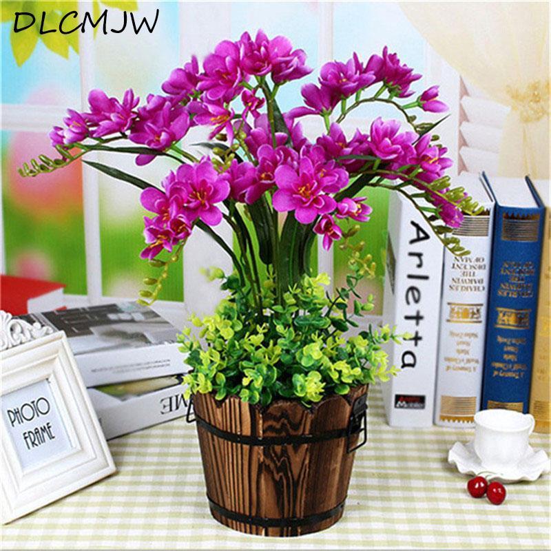 

Artificial Flowers Fake Butterfly Orchid Bonsai Desktop Decor Silk Orchid Artificial Plant Flowers For Wedding Home Decor Orchi1