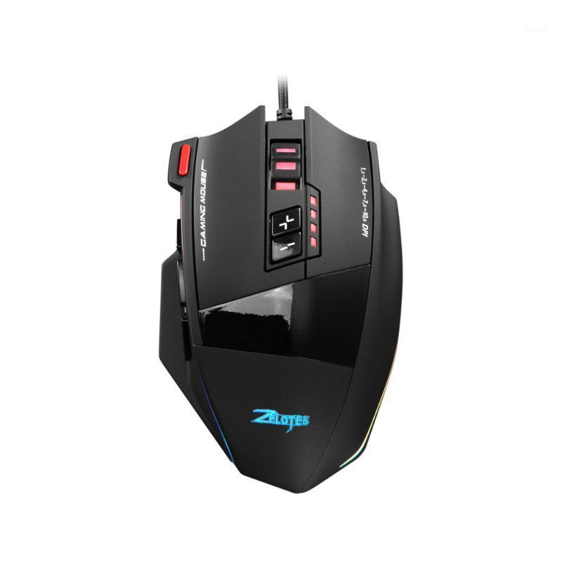 

Zelotes C13 Gaming Mouse 10000 DPI 13 Programmable Buttons RGB LED Light Mice1