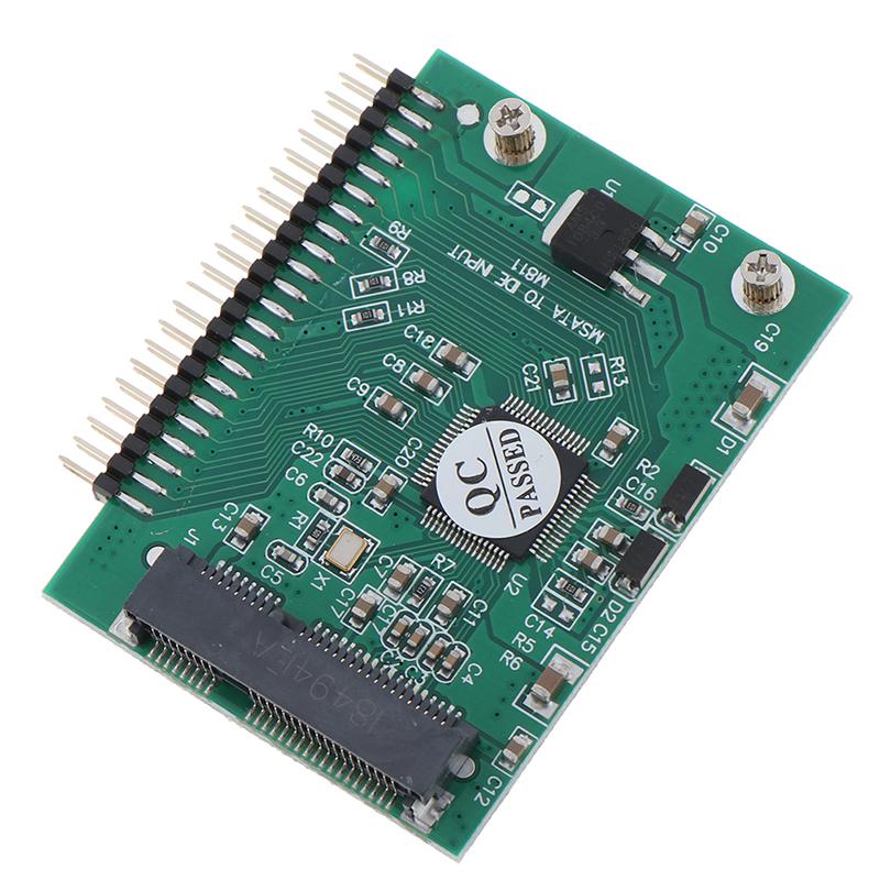 

For mSATA adapter mSATA SSD To 44 Pin IDE Adapter For IDE converter Card As 2.5 Inch HDD Laptop
