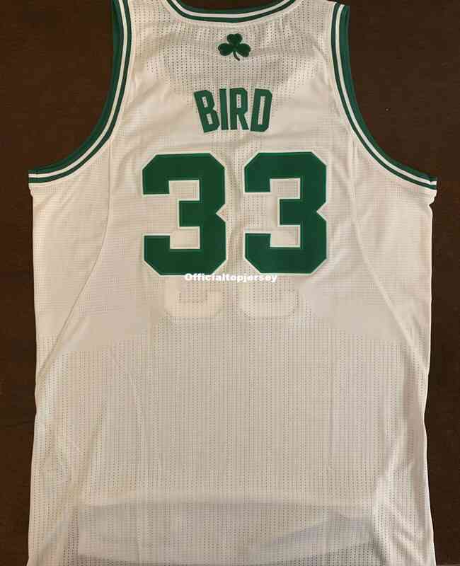 

High-end Ad Top Cel #33 Larry Bird White Vest Jersey Men Xs-5xl.6xl Shirt Stitched Basketball Jerseys Retro throwbacks