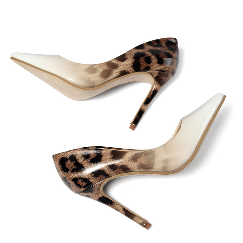 

2021 New Popular Style, Only Cool, Gradient-colored Shoes Pointed Heels, Thin Mouth, Shallow Women's Shoes. Ikge, Brown.