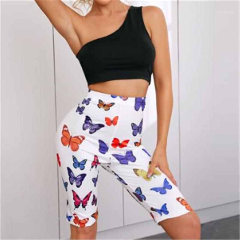 

Women' Yoga Shorts Cute Butterfly Print Fitness Sports Leggings Gym Running Sportswear Slim Training Quick Dry Elastic Workout1