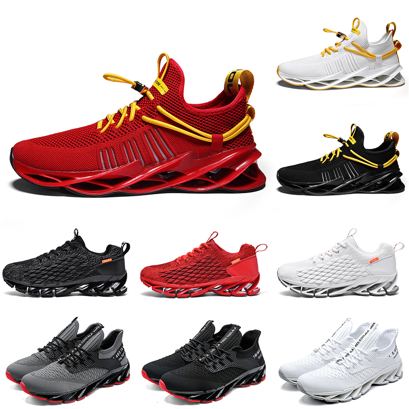 

Non-Brand men women running shoes Triple Black White Red Grey yellow mens trainers fashion outdoor sports sneakers, Item #1
