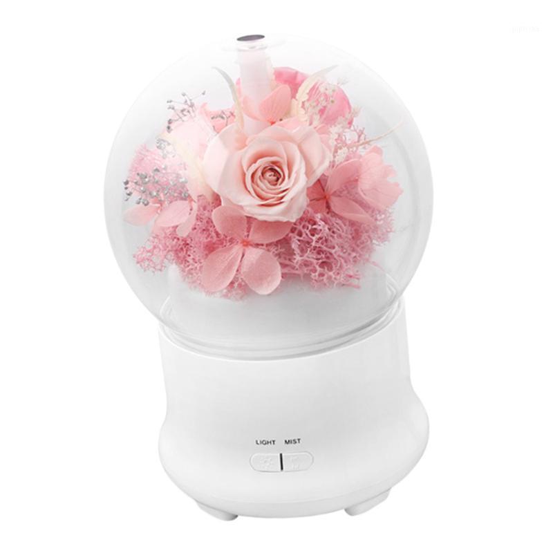 

Immortal Flower Humidifier Essential Oil Aroma Diffuser Night Light Gifts1