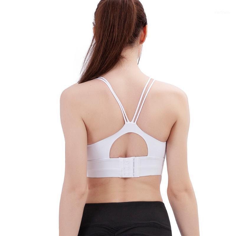 

Sports Wear Elastic Bands For Women Gym Sexy Bra Beauty Back Fitness Top Running Jogging Femme Clothes1, Black