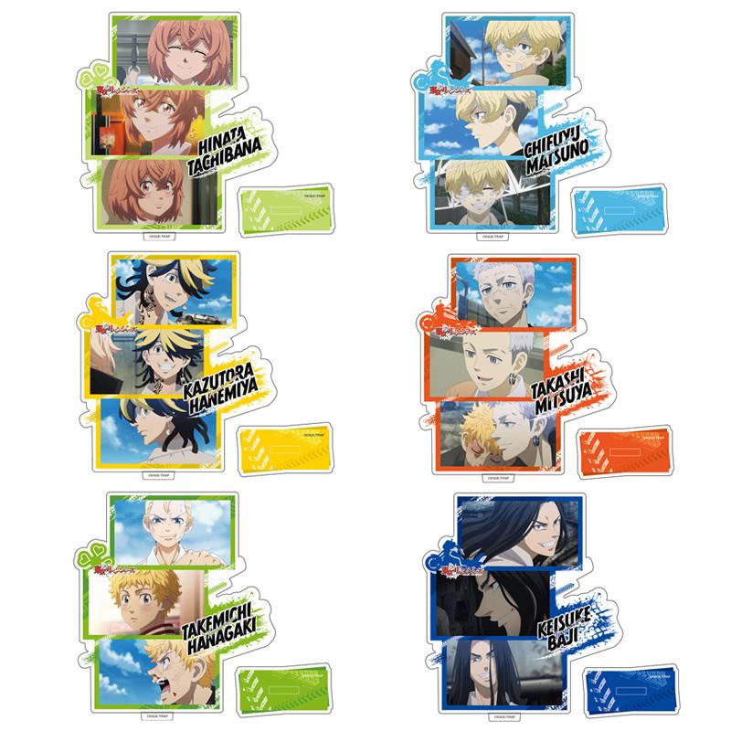 

Keychains Anime Tokyo Revengers Acrylic Stand Figure Stands Manjiro Ken Takemichi Hinata Atsushi Model Plate Fans Gift Collection
