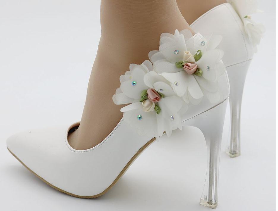 

2021 Women's Shoes in Spring and Autumn New Style Fine Heel Pointed End 6Y1P, White